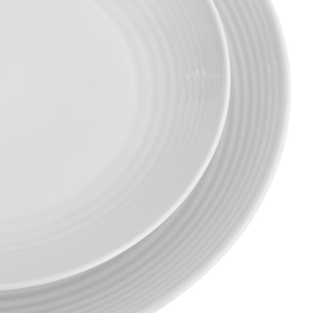 Royal Doulton Gordon Ramsay Maze 16 Piece Dinnerware Set with Pasta Bowls - White