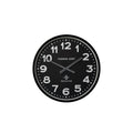 Thomas Kent 30cm Regulator No 8 Wall Clock, Metal Case/Glass Face - Black