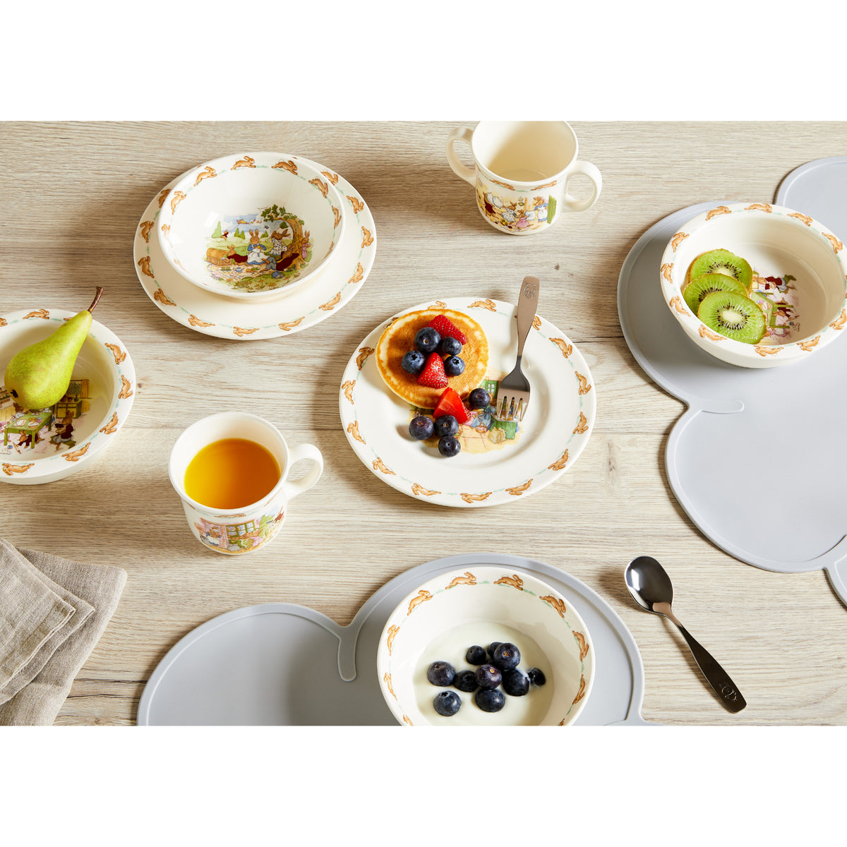 Royal Doulton Bunnykins Baby Bowl & Two-Handled Mug, 2 Piece Set