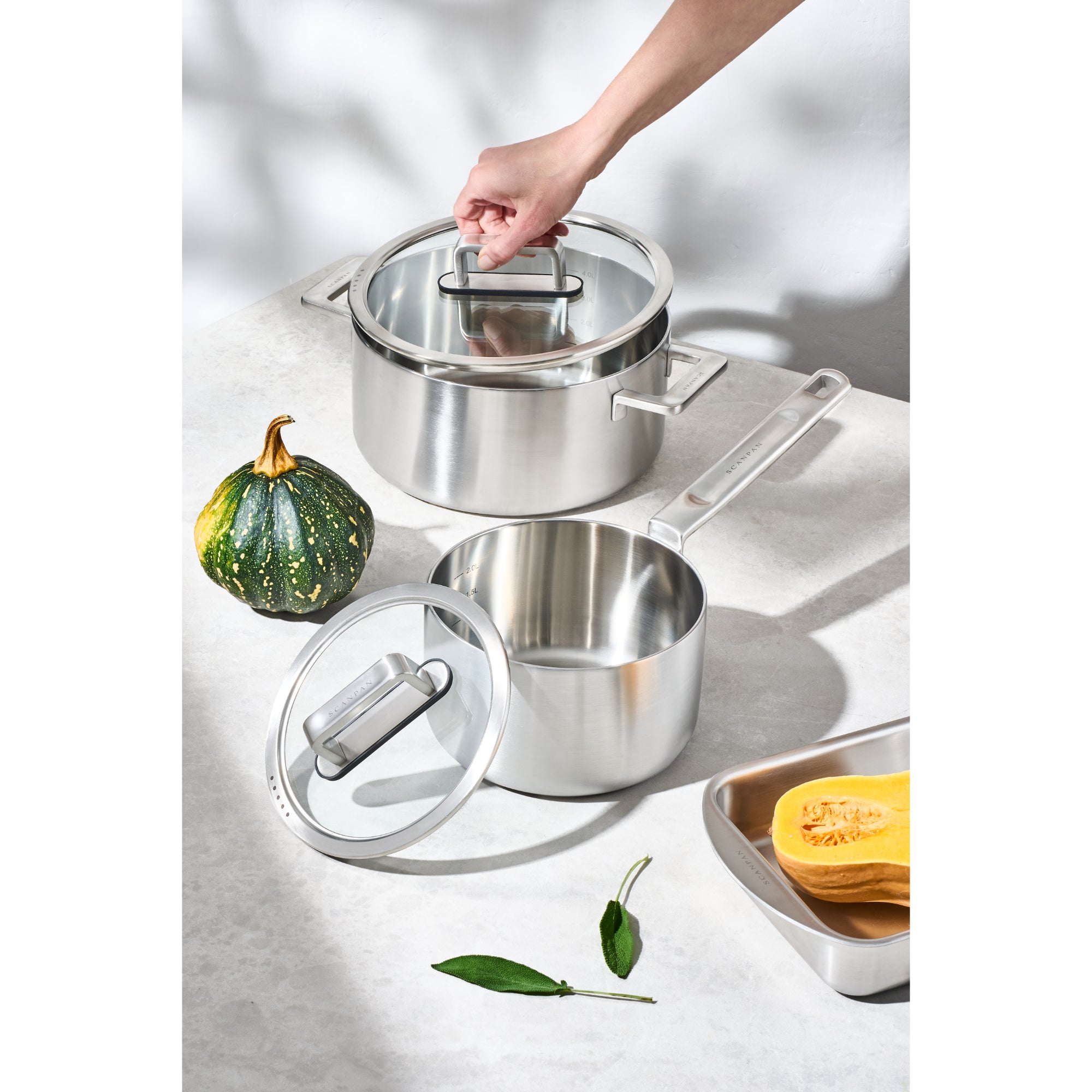 Scanpan Elektra 24cm Dutch Oven - Silver