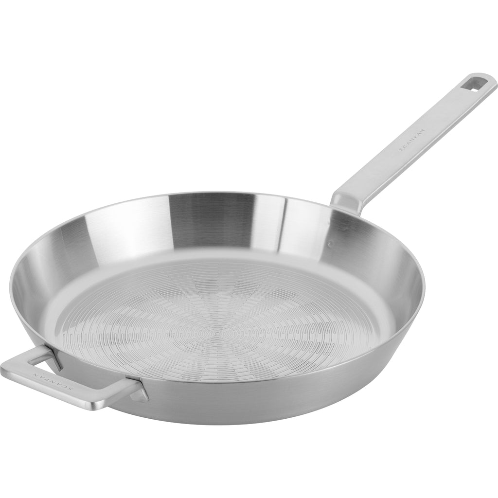 Scanpan Elektra 32cm Fry Pan with Helper Handle - Silver