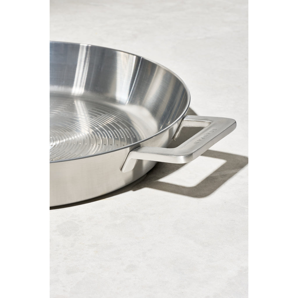 Scanpan Elektra 32cm Fry Pan with Helper Handle - Silver