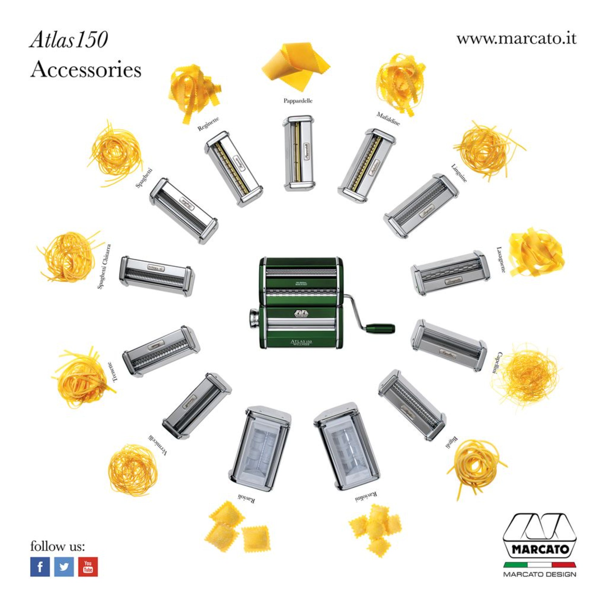 Marcato Atlas 150 Accessories Ravioli Attachment