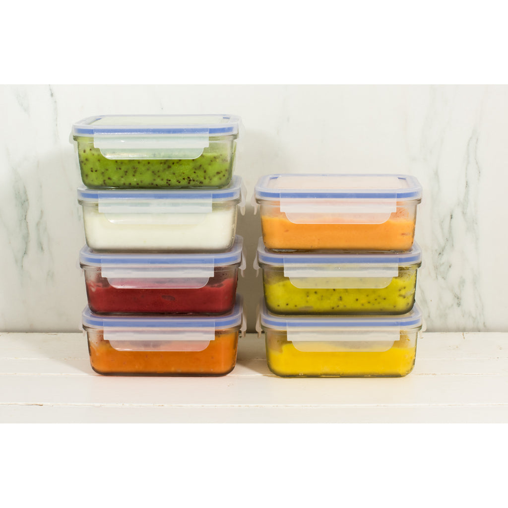 Glasslock Tempered Glass w/Lid Food Box/Storage/Container Set 10pc