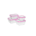 Glasslock 4 Piece Food Container Oven Safe Set Tempered Glass- 28084