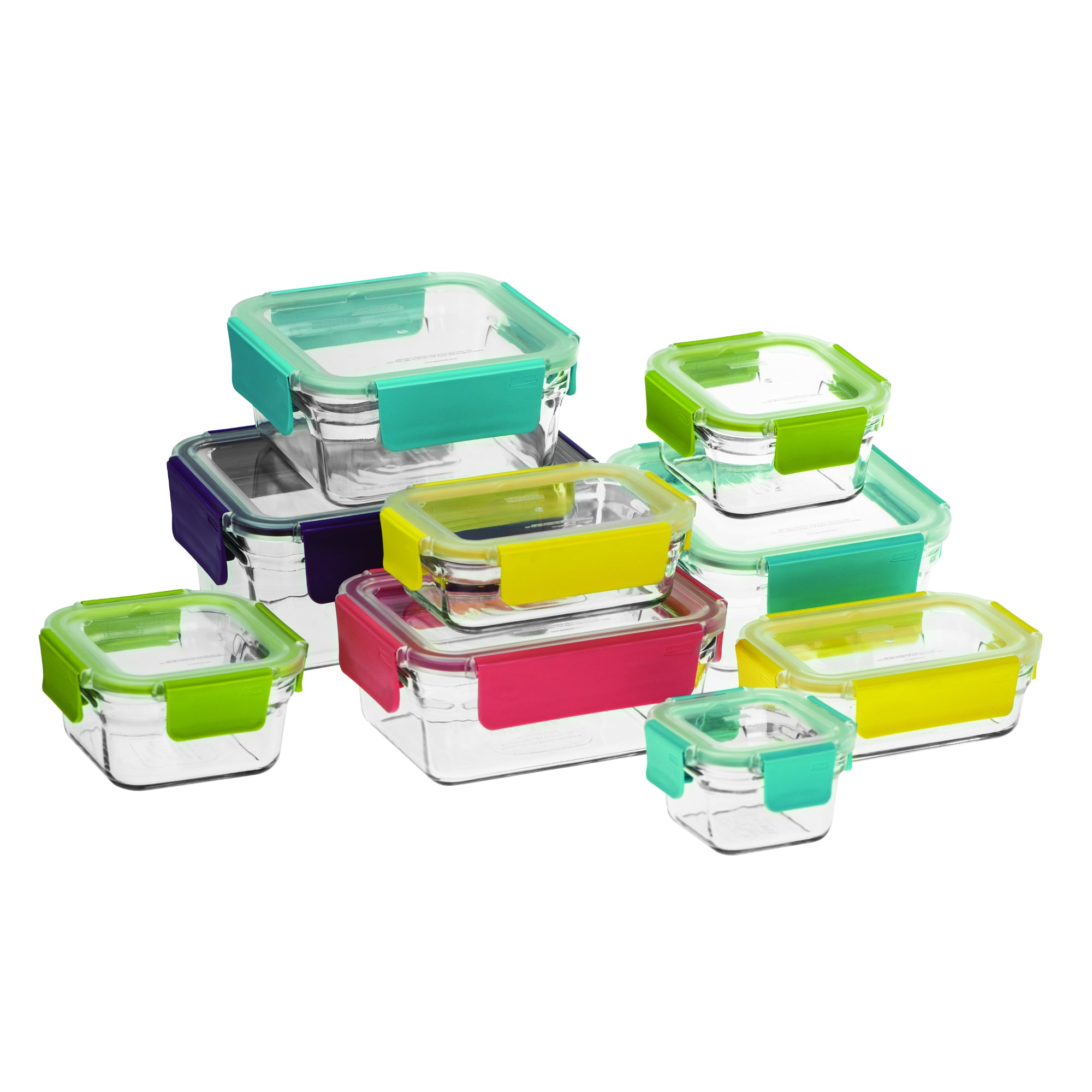 Glasslock Premium Oven Safe Tempered Glass 9 Piece Set