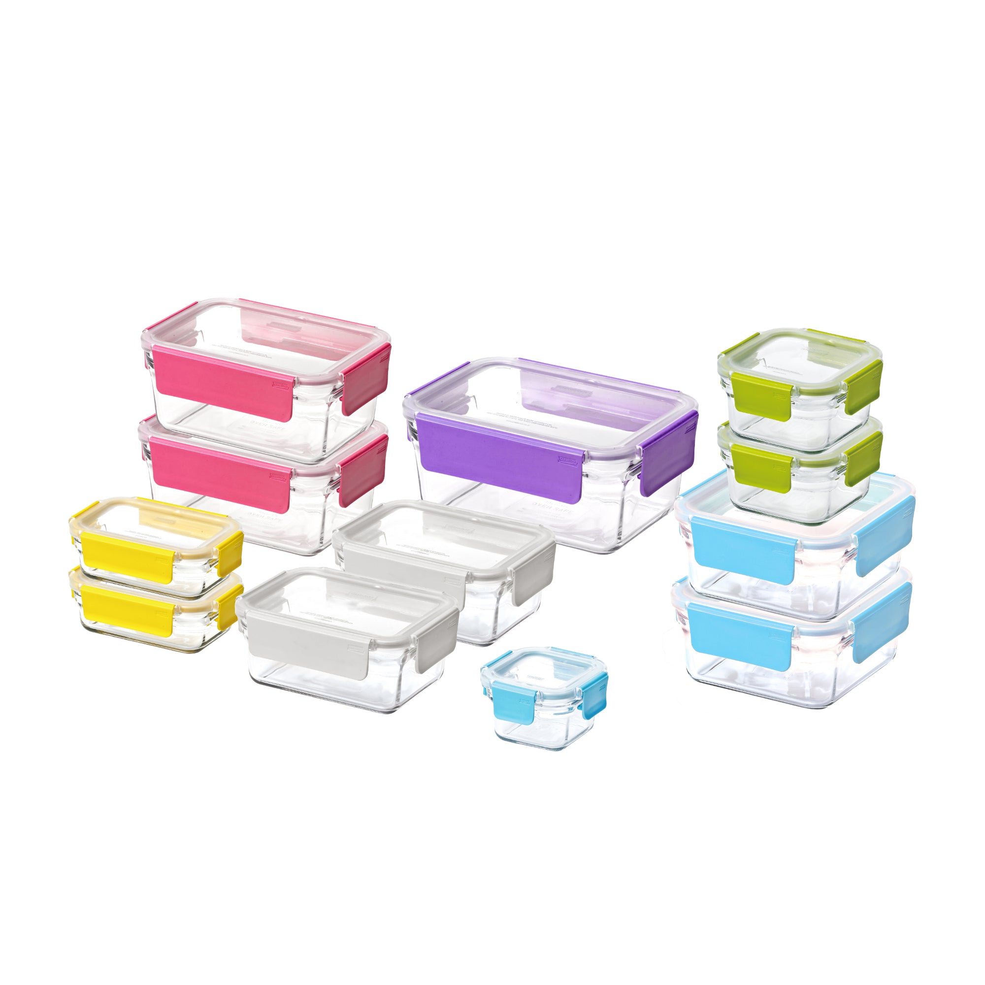 Glasslock 12 Piece Premium Over Safe Container Set