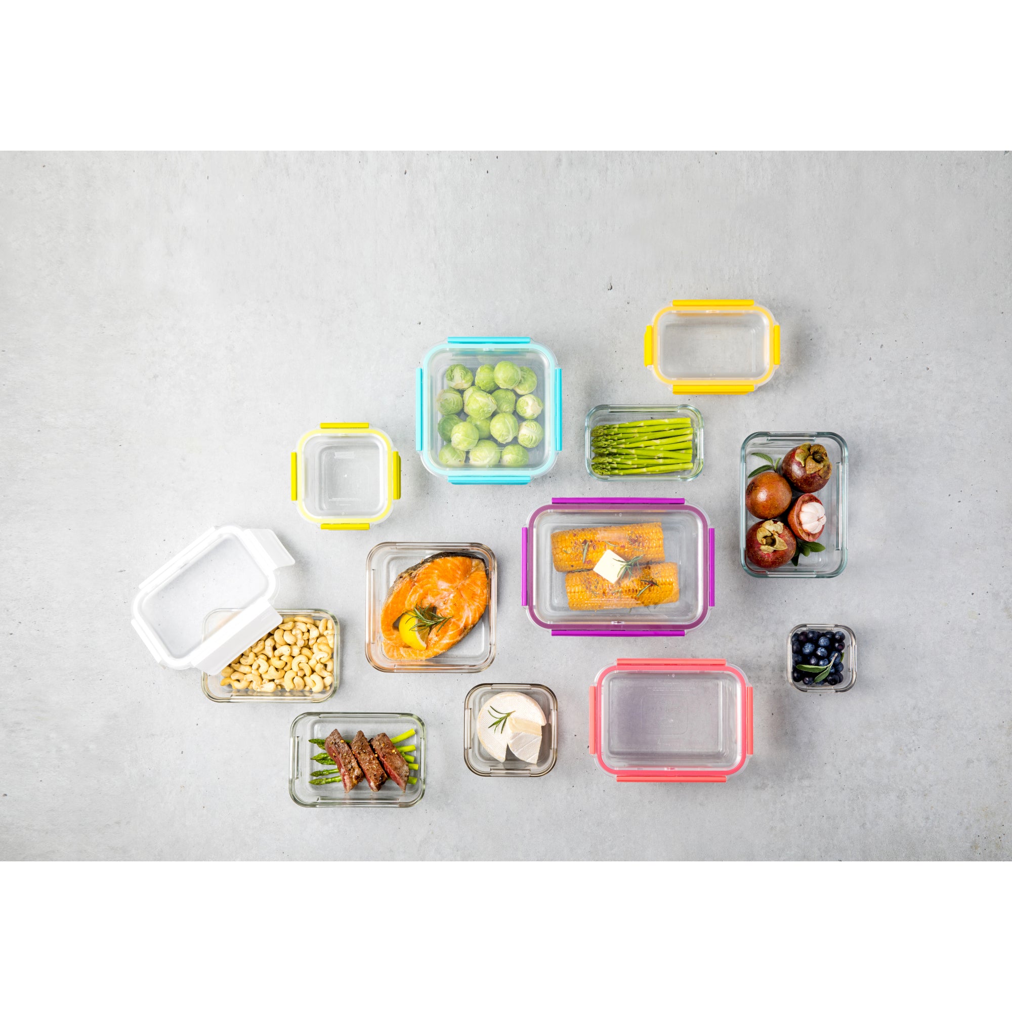 Glasslock 12 Piece Premium Over Safe Container Set