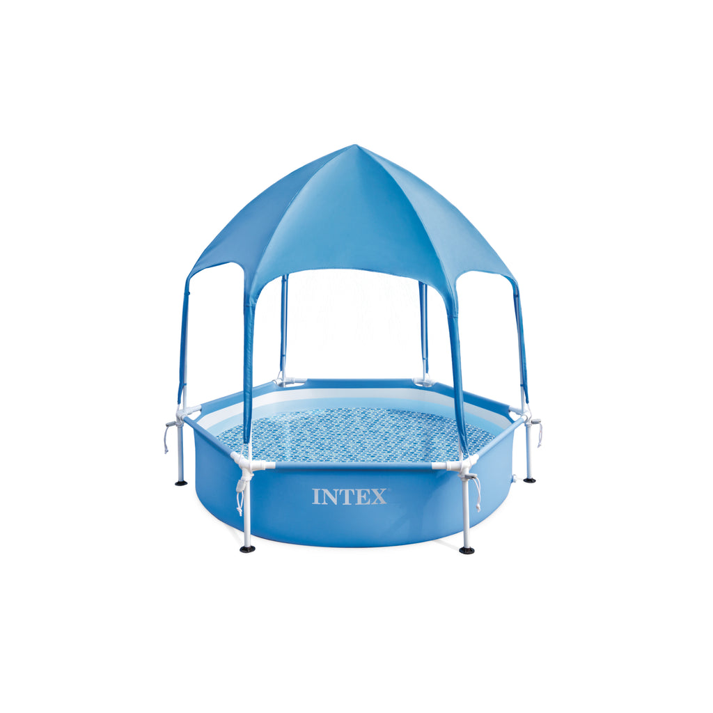 Intex Canopy Metal Frame Pool - 6 Foot