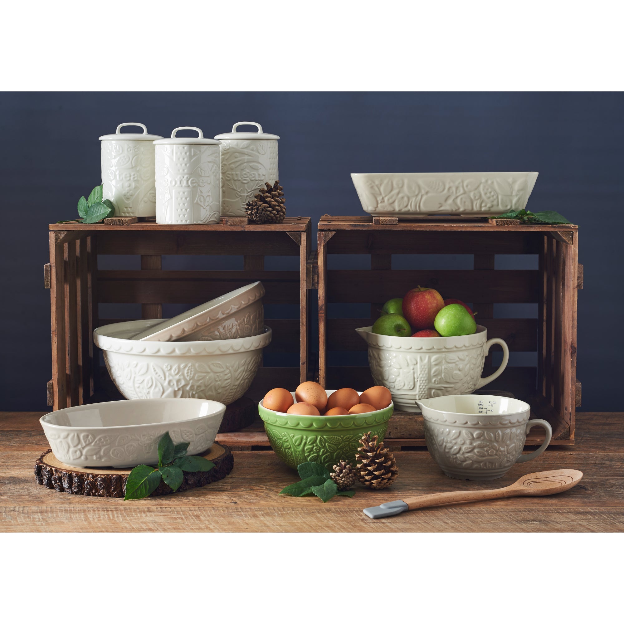 Mason Cash 28454  In The Forest Fox Cream Mixing Bowl, 29cm