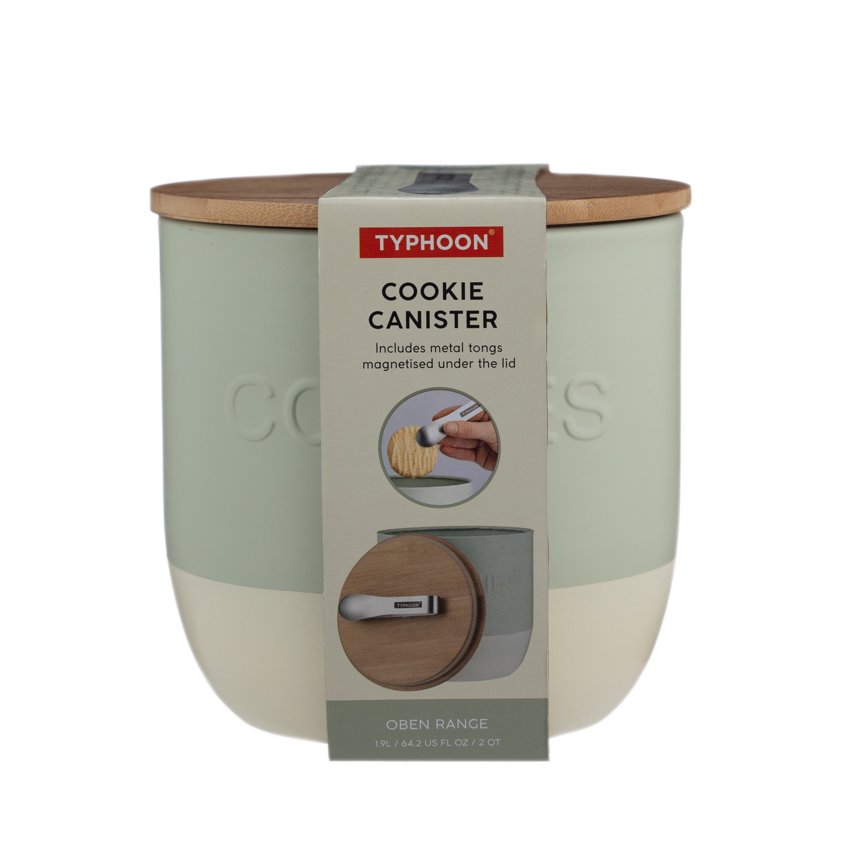 Typhoon Oben Cookie Storage - White/Green