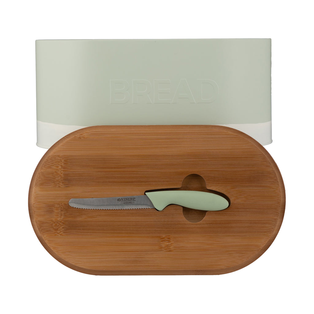 Typhoon Oben Bread Storage - White/Green