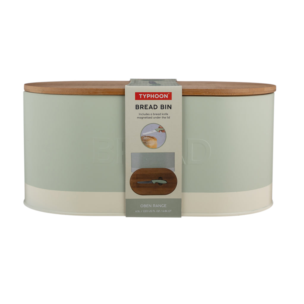Typhoon Oben Bread Storage - White/Green