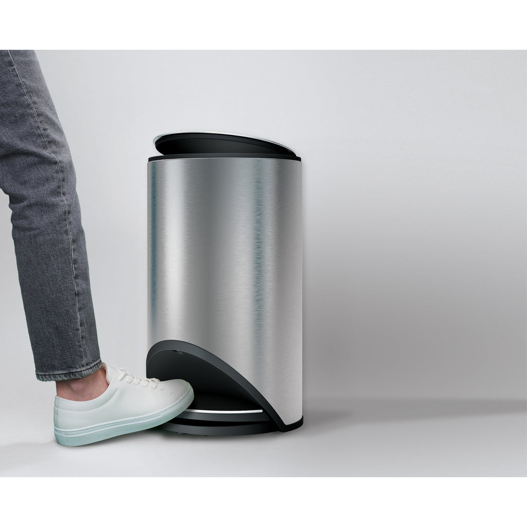 Joseph Joseph Arc 10L Bin - Stainless Steel