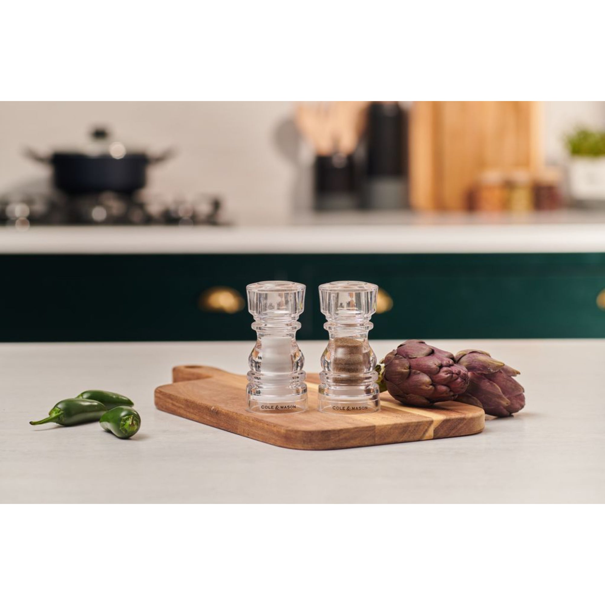 Cole & Mason London Acrylic Shaker Gift Set - 13cm