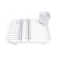 Umbra Sinkin Dish Rack - White & Nickel