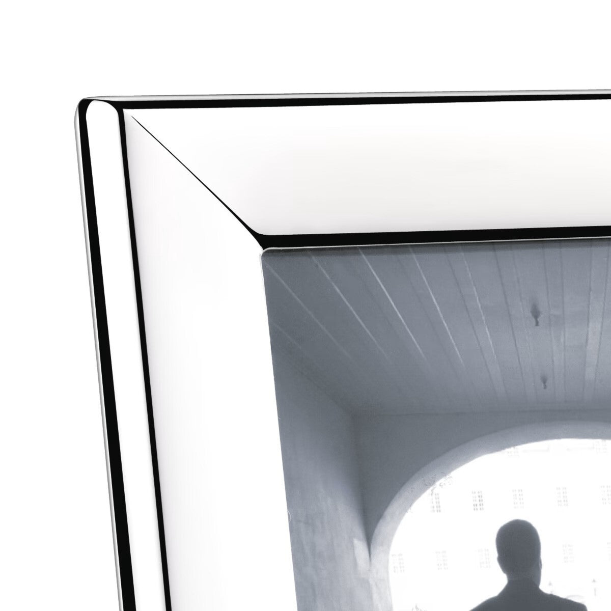 Georg Jensen Modern Stainless Steel Mirror Picture Frame - 13x18cm