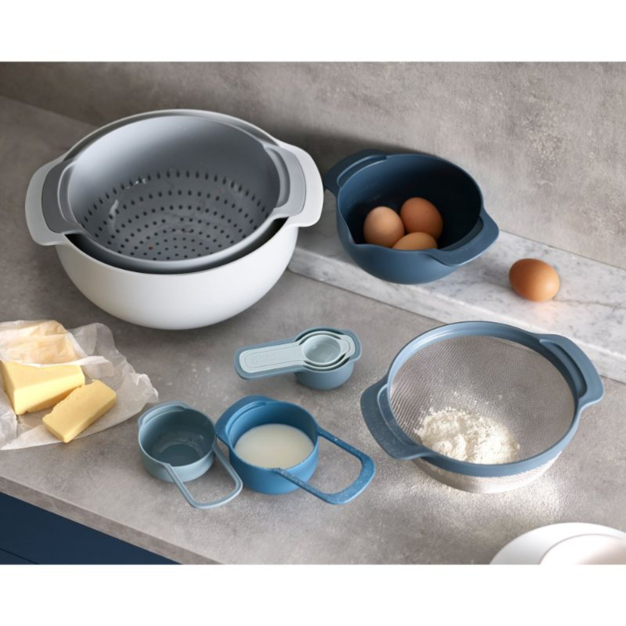 Joseph Joseph Nest 9 Plus Bowl Set - Editions (Sky)