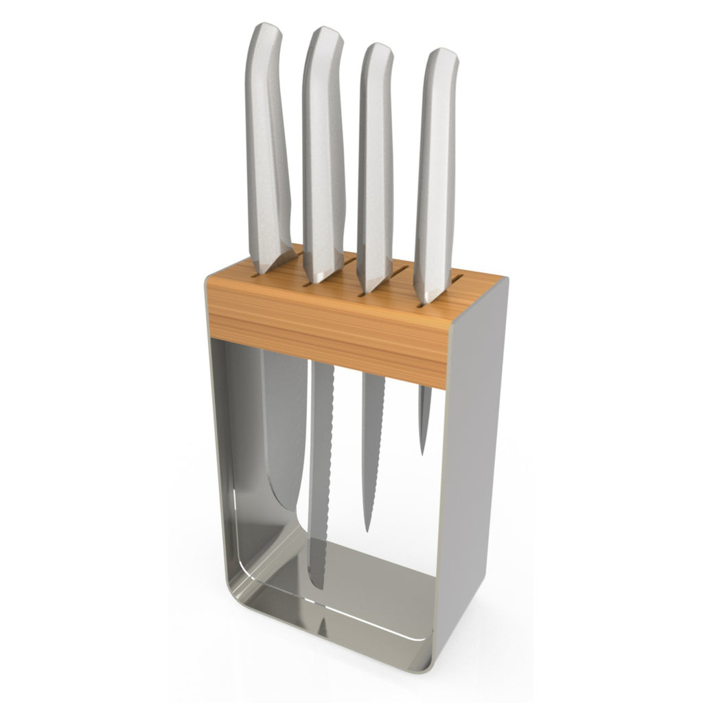 Furi Pro 5 Piece Japanese Stainless Steel Knife Block Set 41346