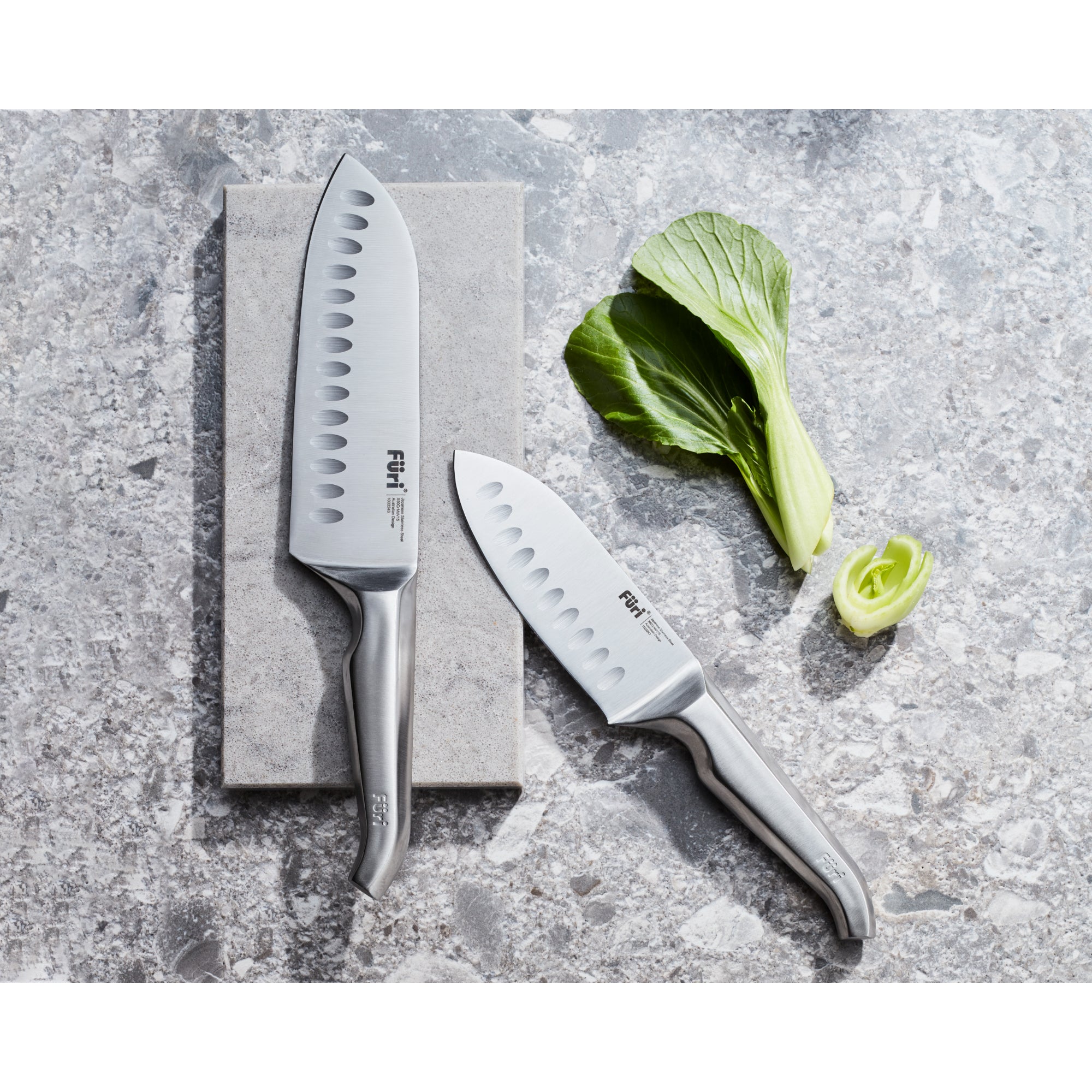 Furi Pro Acacia Santoku 2 Piece Knife Set
