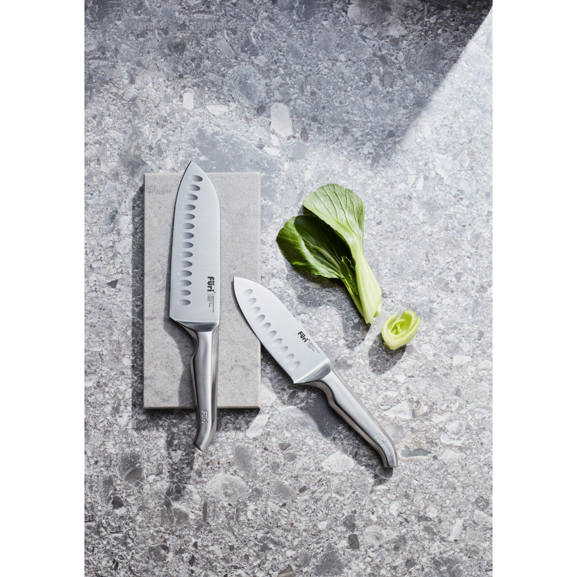 Furi Pro Acacia Santoku 2 Piece Knife Set