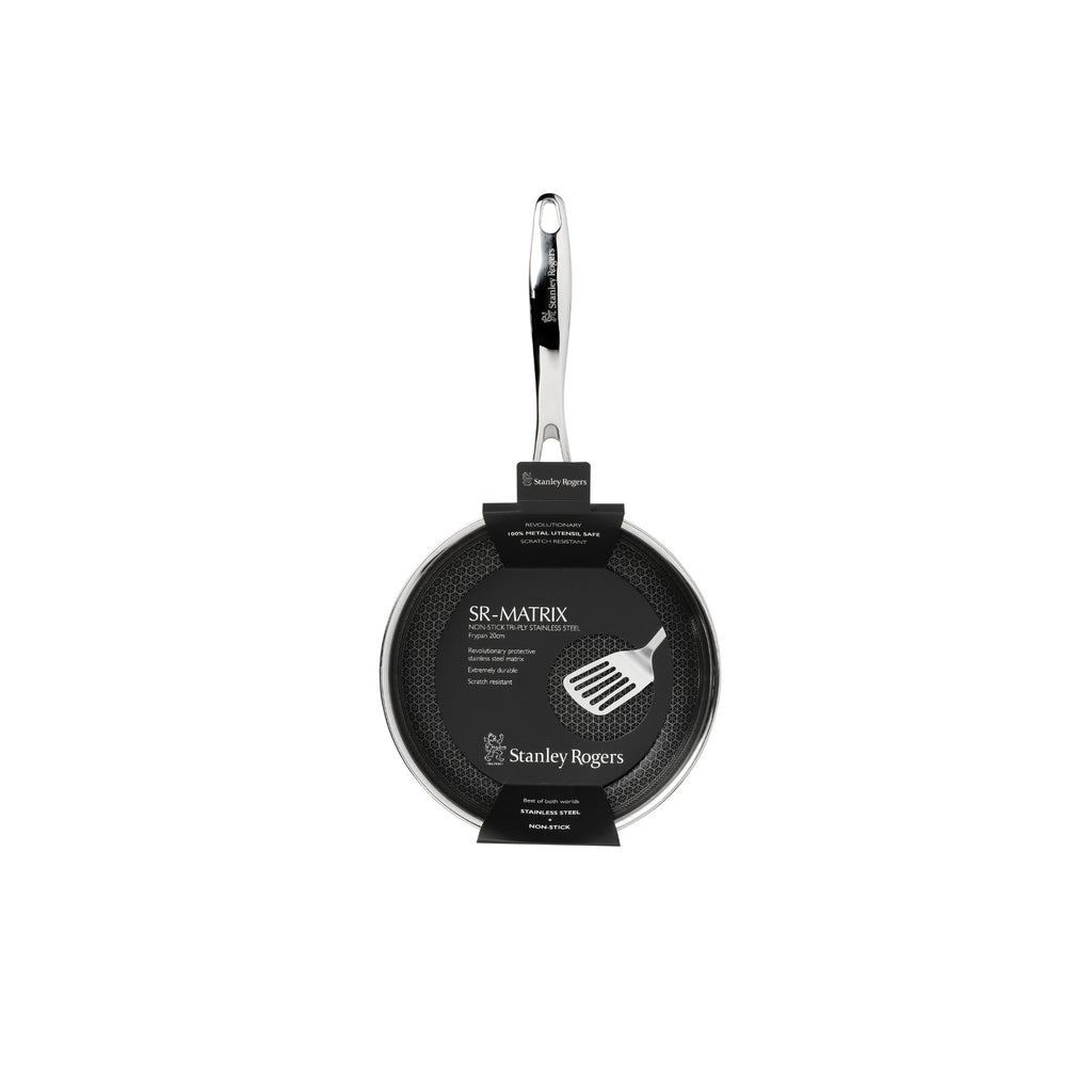 Stanley Rogers 20cm Matrix Frypan - Silver