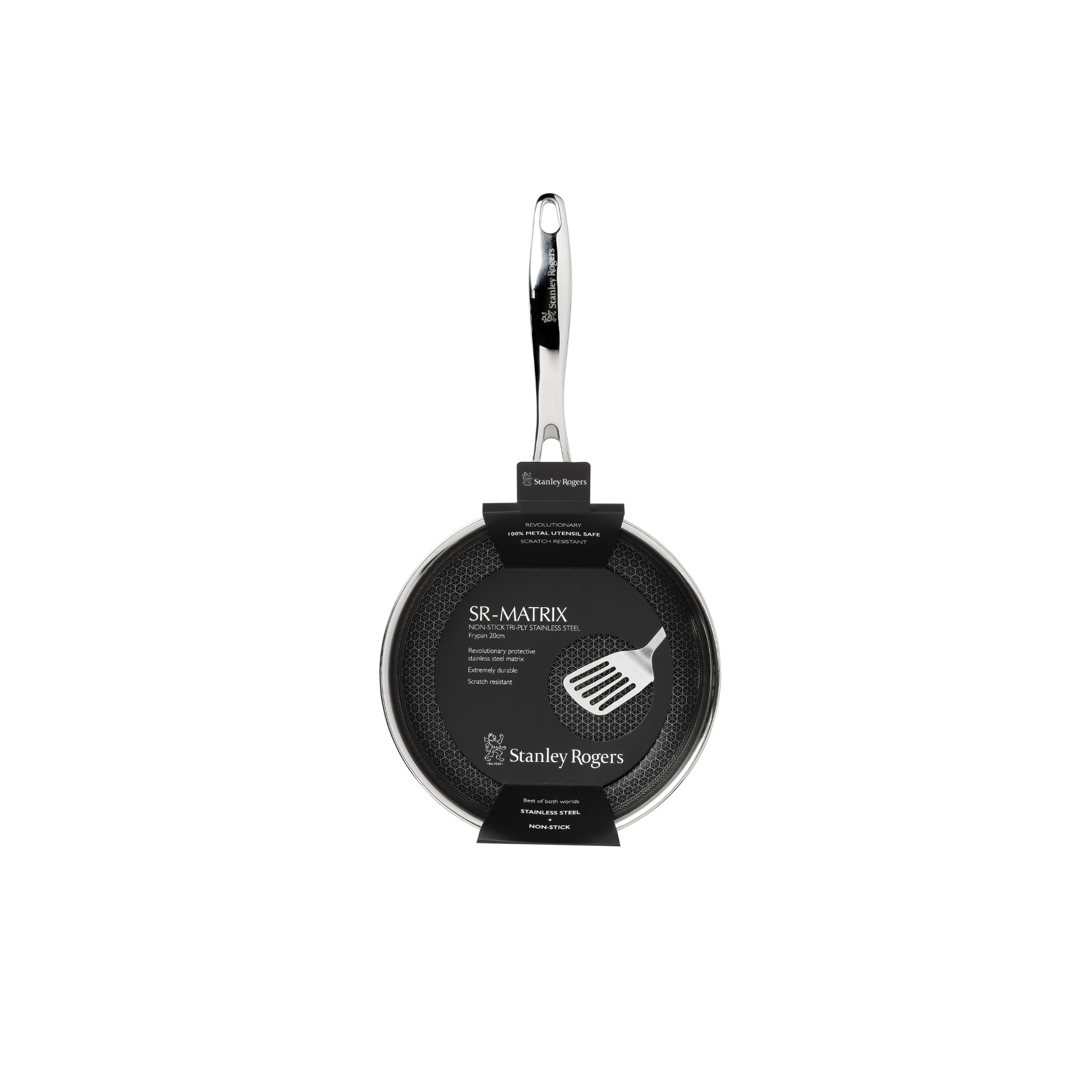 Stanley Rogers 20cm Matrix Frypan - Silver