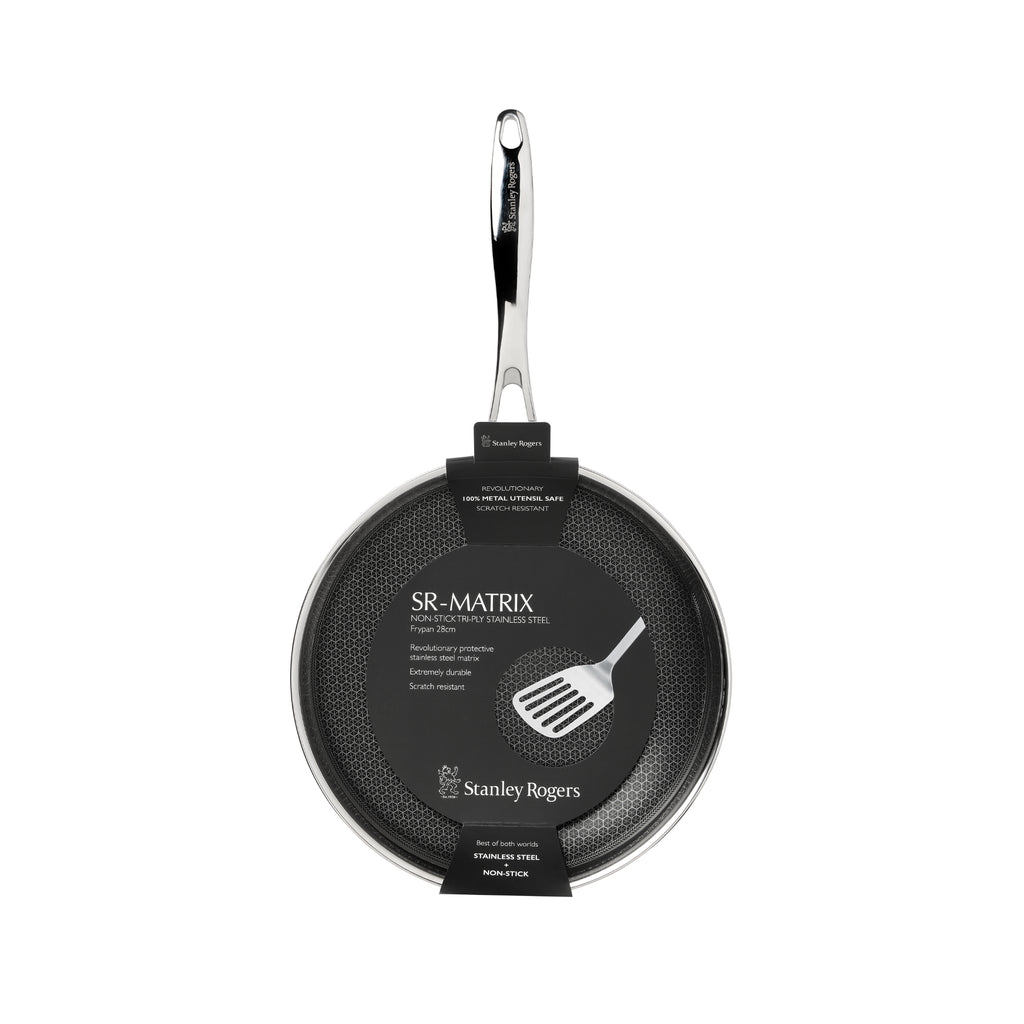 Stanley Rogers SR Matrix 28cm Frypan - Silver