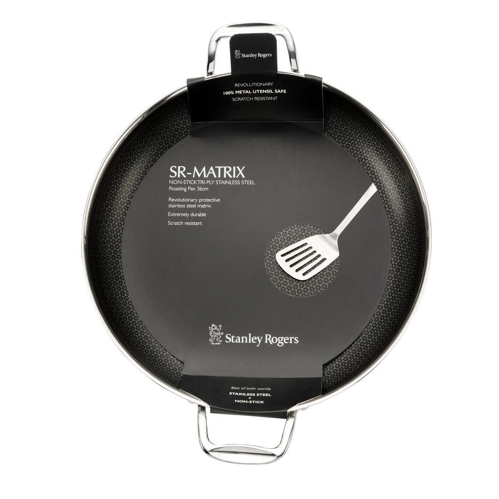 Stanley Rogers  Matrix 36cm Roasting Pan-Silver