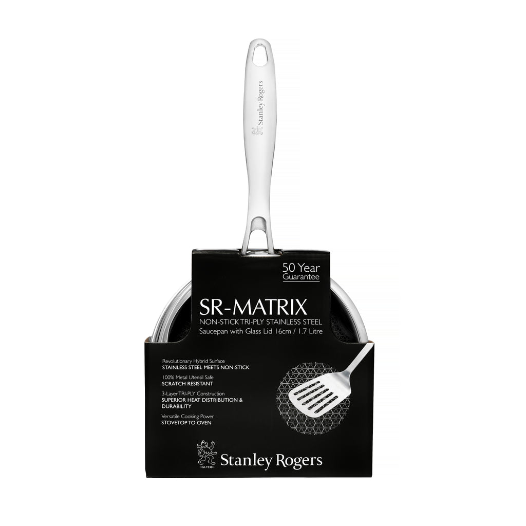 Stanley Rogers 16cm Matrix Saucepan - Silver