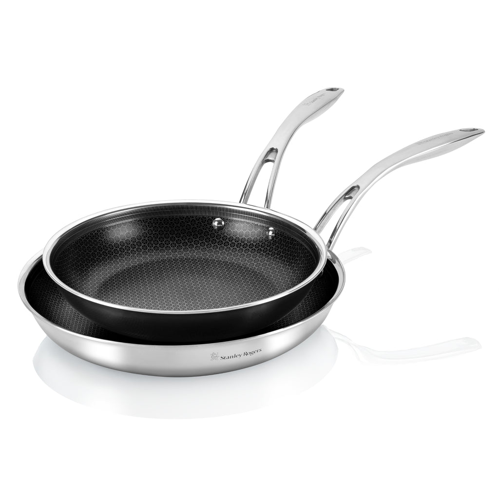 Stanley Rogers Matrix 2 Piece Frypan Set - Silver
