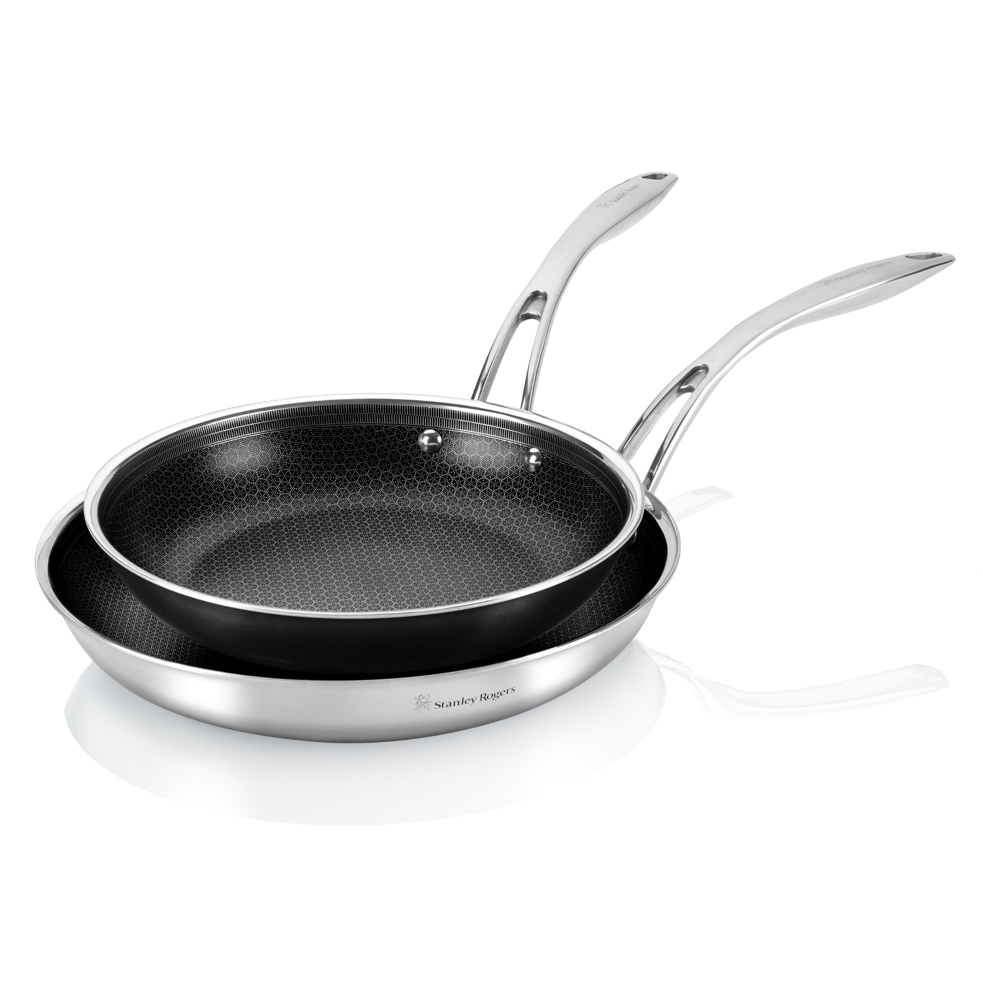Stanley Rogers Matrix 2 Piece Frypan Set - Silver