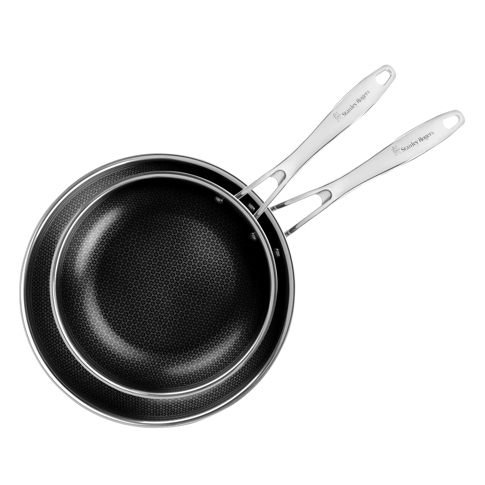 Stanley Rogers Matrix 2 Piece Frypan Set - Silver