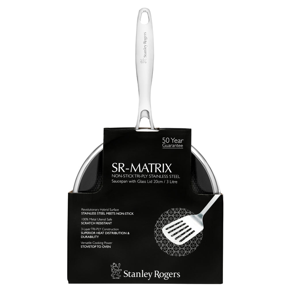 Stanley Rogers 20cm Matrix Saucepan - Silver