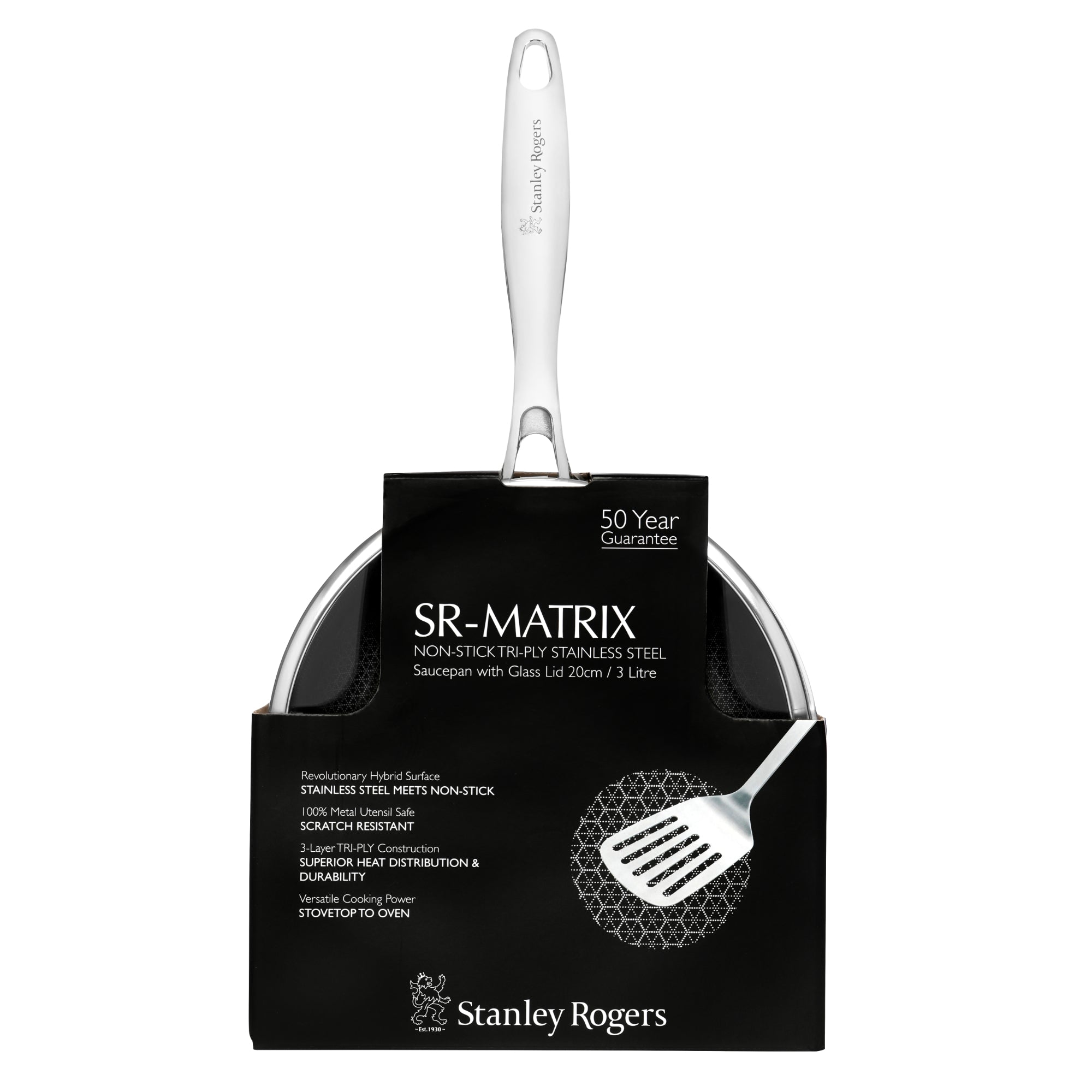 Stanley Rogers 20cm Matrix Saucepan - Silver