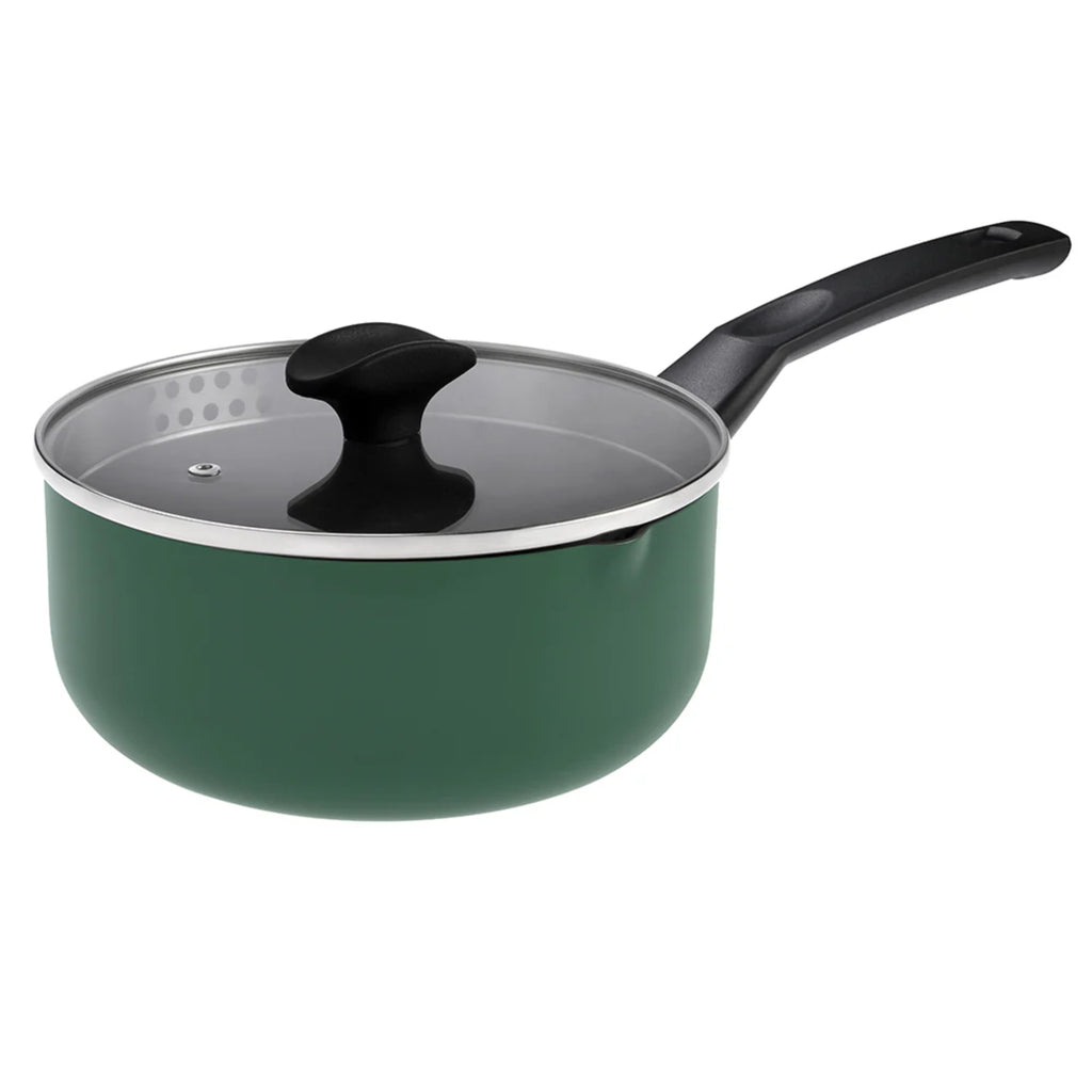Wiltshire Pure Cook Ceramic Non-Stick Saucepan 20cm with Glass Lid