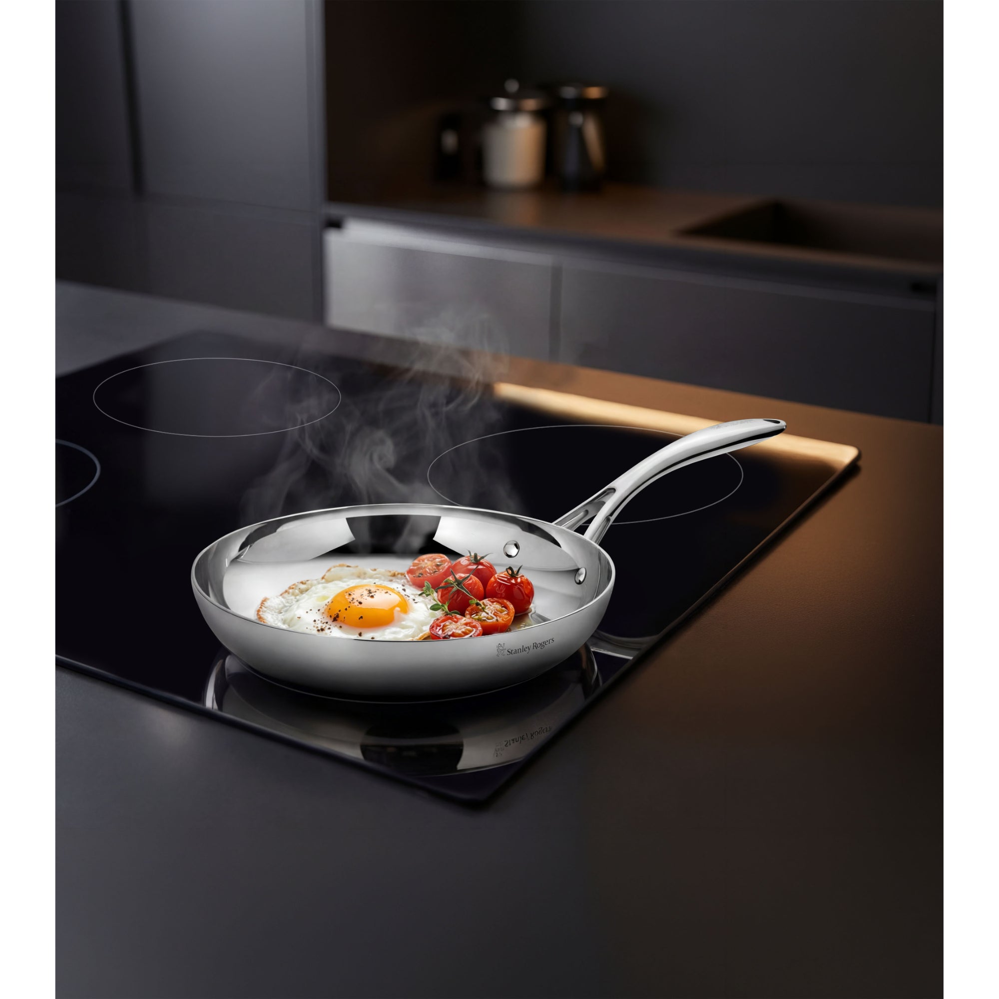 Stanley Rogers Helix 20cm Frypan - Silver