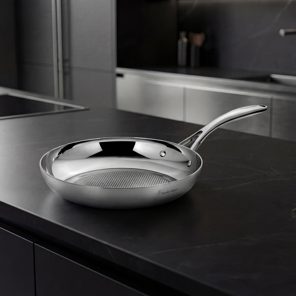 Stanley Rogers Helix 24cm Frypan - Silver
