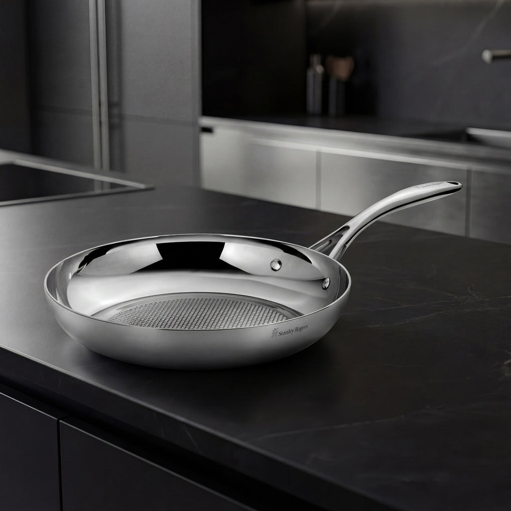 Stanley Rogers Helix 28cm Frypan - Silver