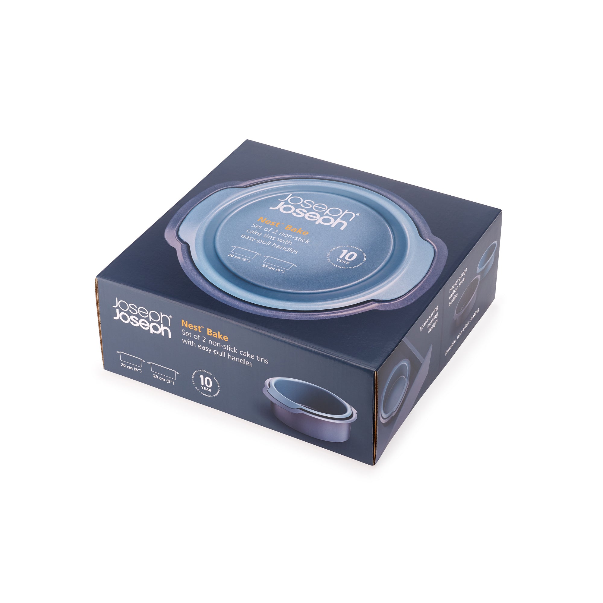 Joseph Joseph Nest Bake 2 Piece Round Cake Tin Set - Multi