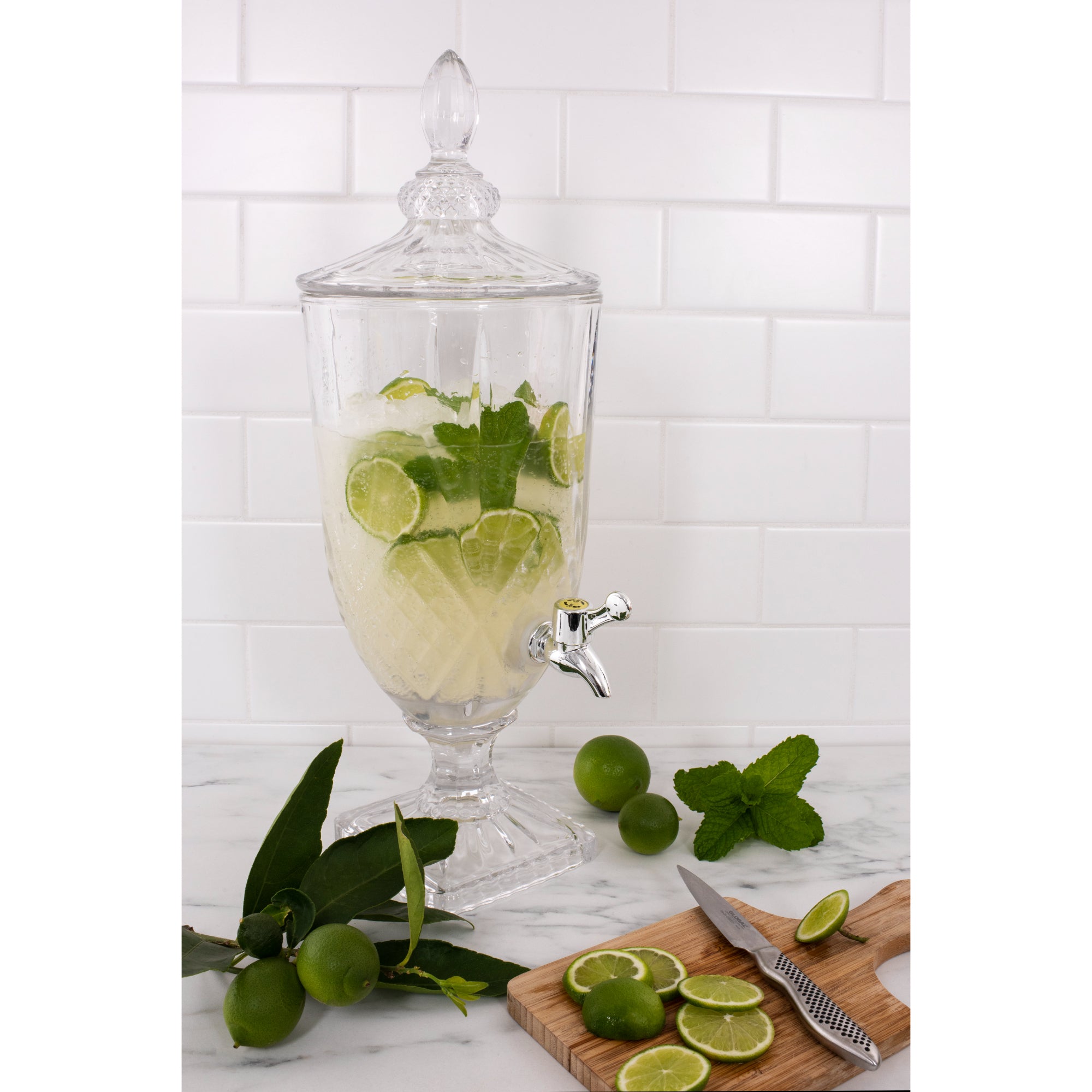 Wilkie Brothers Livingston 5L Drinks Dispenser - Clear