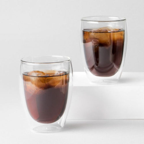 Bodum 4559-10-12 Medium 355ml Pavina Double Wall 6pc Glass Set  Clear