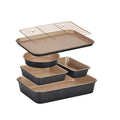 Stanley Rogers Ceramabake Cleverstack 6 Piece Set - Charcoal