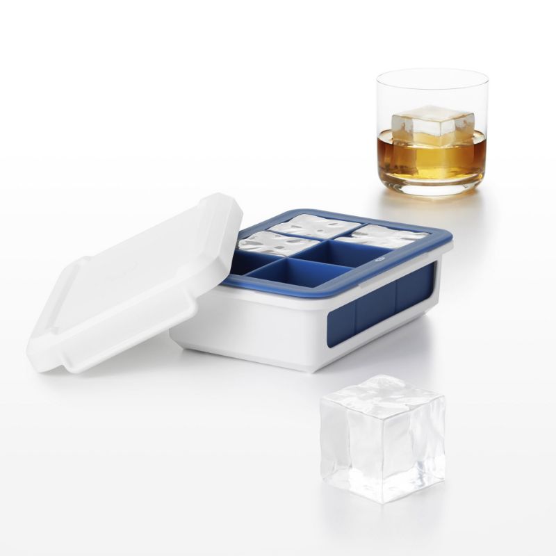 OXO Good Grips Covered Silicone Ice Cube Tray - Large Cubes