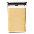 OXO POP 2.0 - 4.2 Litre Steel Medium Square Container - Clear