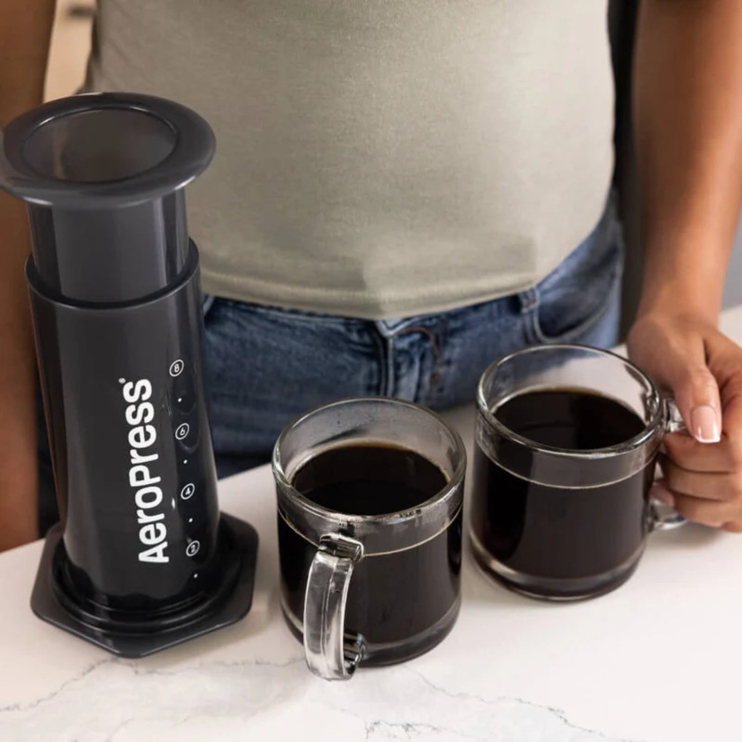 AeroPress XL Coffee Press - Black/Clear