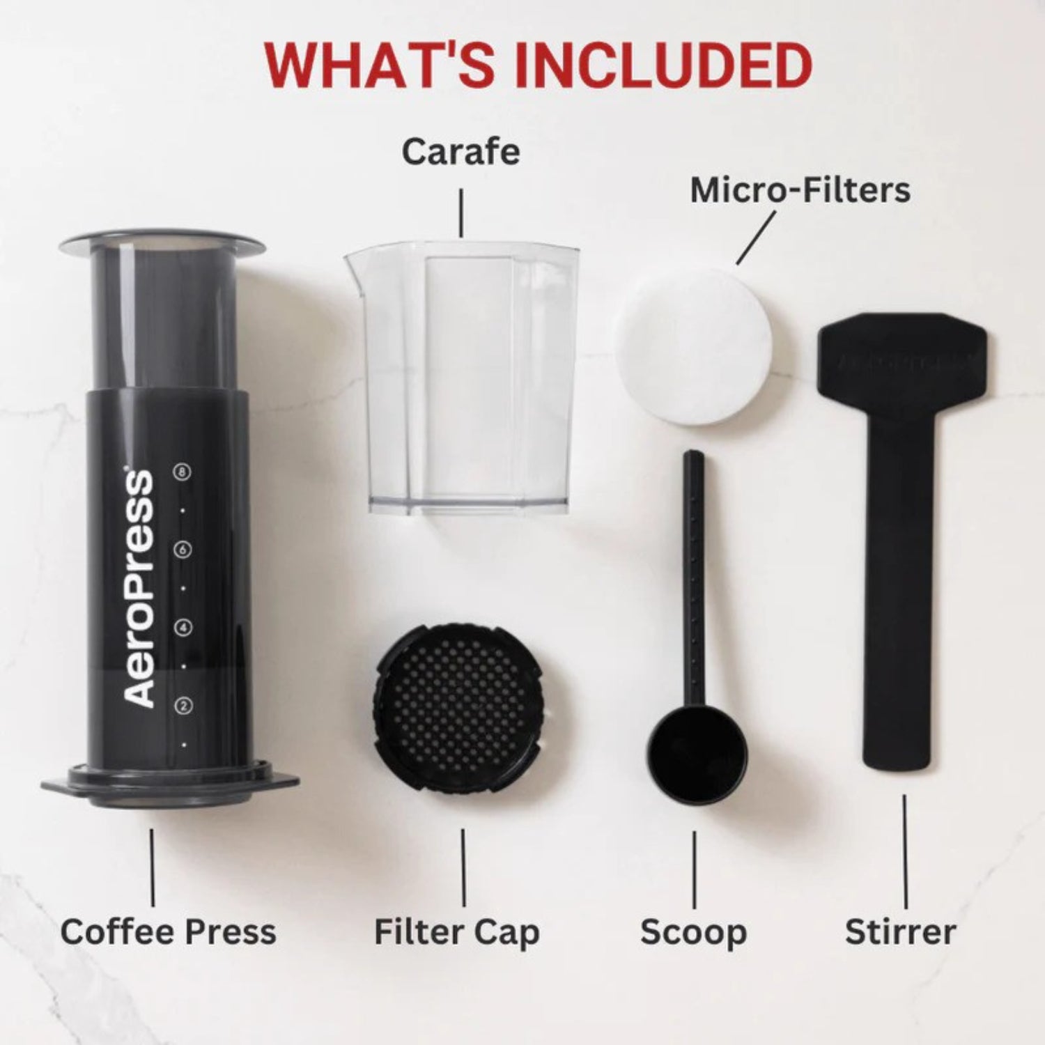 AeroPress XL Coffee Press - Black/Clear