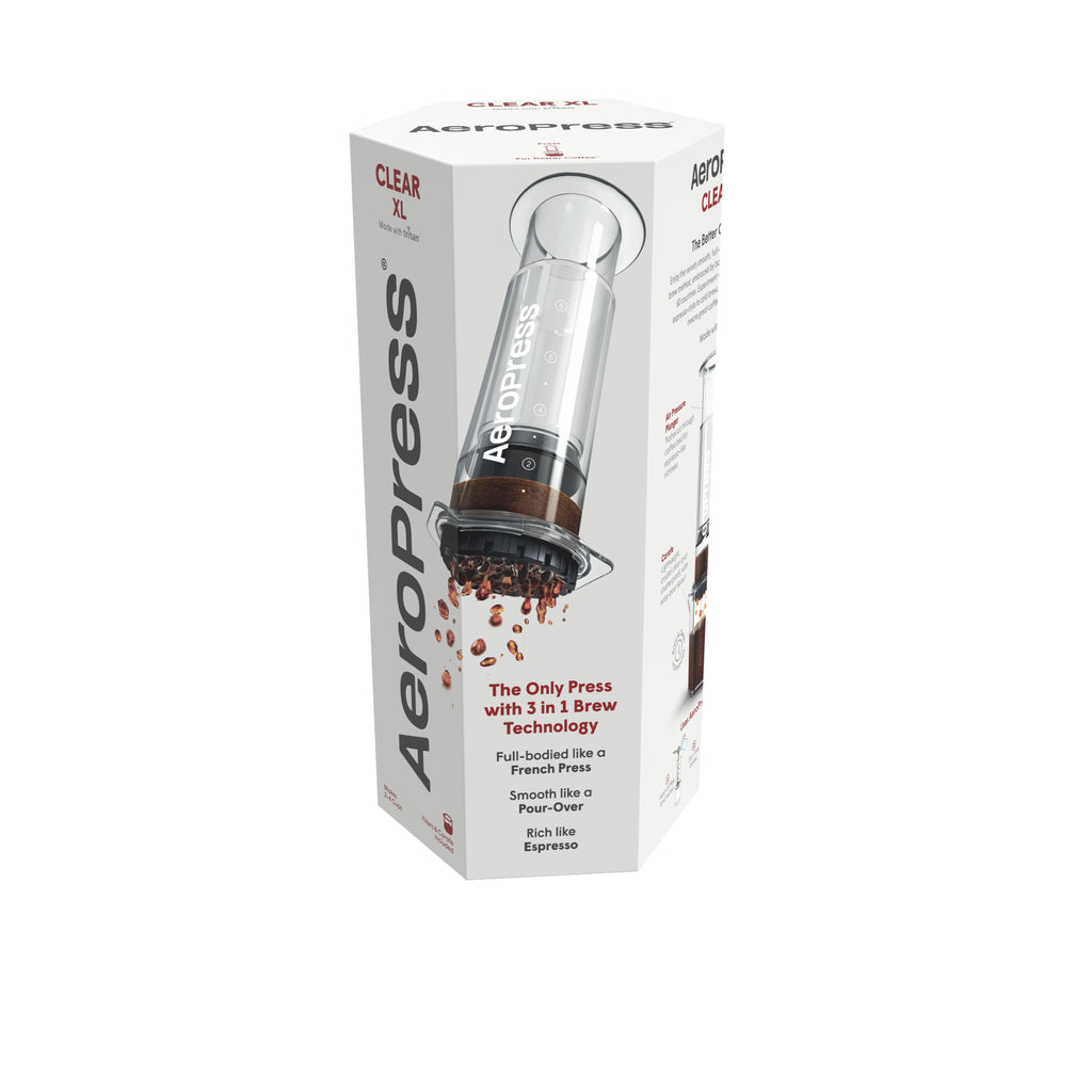 AeroPress XL Coffee Press- Clear