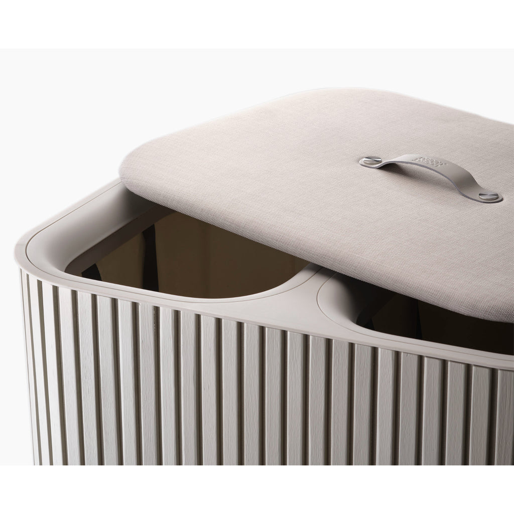 Joseph Joseph Tota Luxe 90L Laundry Basket - Ecru