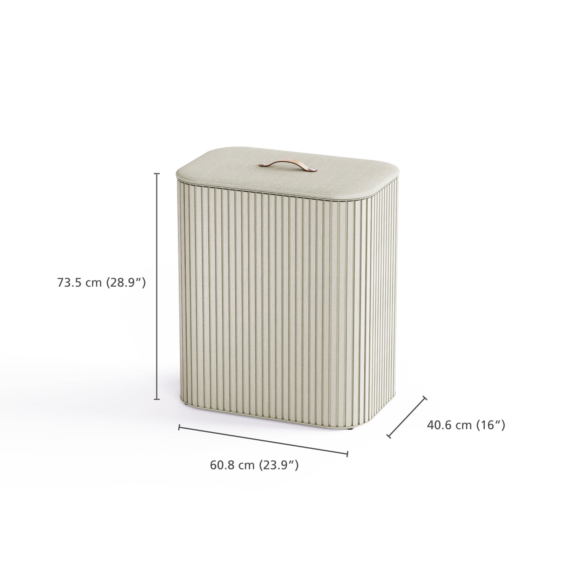 Joseph Joseph Tota Trio Luxe 90L Laundry Basket - Ecru